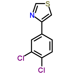 4-(3,4-Dichlorophenyl)-1,3-thiazole结构式