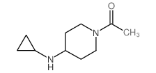 1-乙酰基-4-环丙基氨基哌啶结构式
