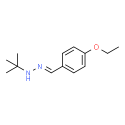 Benzaldehyde, 4-ethoxy-, (1,1-dimethylethyl)hydrazone (9CI) Structure