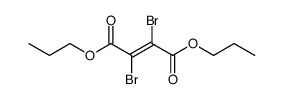dipropyl (E)-2,3-dibromobut-2-enedioate Structure