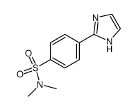 4-(1H-imidazol-2-yl)-N,N-dimethyl-benzenesulfonamide Structure