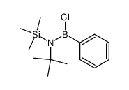 {t-butyl(trimethylsilyl)amino}chloro(phenyl)borane结构式