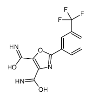 2-[3-(trifluoromethyl)phenyl]-1,3-oxazole-4,5-dicarboxamide Structure