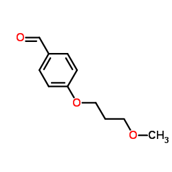 4-(3-甲氧基丙氧基)苯甲醛结构式