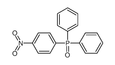 1-diphenylphosphoryl-4-nitrobenzene结构式