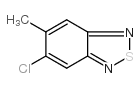 5-氯-6-甲基-2,1,3-苯并噻二唑结构式