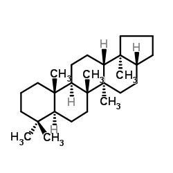 17beta(h)-22,29,30-trisnorhopane Structure
