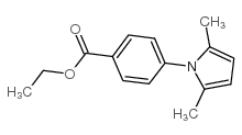 ethyl 4-(2,5-dimethylpyrrol-1-yl) benzoate جوړښت