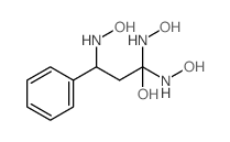 1,1,3-tris(hydroxyamino)-3-phenyl-propan-1-ol Structure