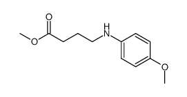 γ-(p-Anisidino)-buttersaeuremethylester结构式