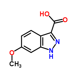 6-甲氧基-1H-吲唑-3-甲酸结构式