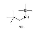 2,2-dimethyl-N'-trimethylsilylpropanimidamide结构式