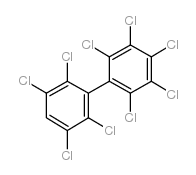 2,2',3,3',4,5,5',6,6'-Nonachlorobiphenyl Structure