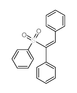 [(Z)-1,2-diphenylethenyl]sulfonylbenzene结构式