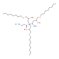 N-(2-aminoethyl)ethylenediamine, tris[2-hydroxy-3-(octyloxy)propyl] derivative picture