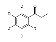 propiophenone-2',3',4',5',6'-d5结构式