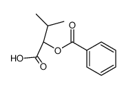 2-(benzoyloxy)-3-methylbutanoic acid结构式