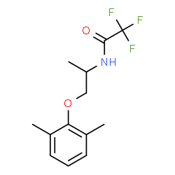 N-[2-(2,6-Dimethylphenoxy)-1-methylethyl]-2,2,2-trifluoroacetamide Structure