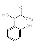 Acetamide,N-(2-hydroxyphenyl)-N-methyl- Structure