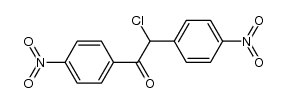 2-chloro-1,2-bis(4-nitrophenyl)ethanone Structure