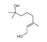 3,7-dimethyloct-2-ene-1,7-diol Structure