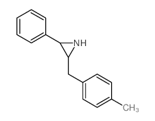 Aziridine,2-[(4-methylphenyl)methyl]-3-phenyl-, cis- (9CI) Structure