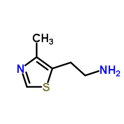 2-(4-甲基噻唑-5-基)乙胺结构式
