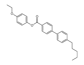 (4-ethoxyphenyl) 4-(4-pentylphenyl)benzoate结构式