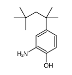 2-氨基-4-(2,4,4-三甲基戊-2-基)苯酚结构式