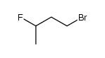 1-bromo-3-fluorobutane Structure