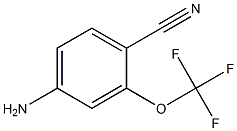 4-amino-2-(trifluoromethoxy)benzonitrile Structure