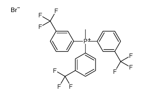 methyl-tris[3-(trifluoromethyl)phenyl]phosphanium,bromide结构式