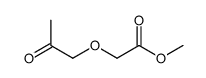 (2-氧代丙氧基)-乙酸甲酯结构式