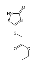 ethyl 2-[(3-oxo-1,2,4-thiadiazol-5-yl)sulfanyl]acetate结构式