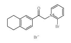 2-(2-bromo-2H-pyridin-1-yl)-1-tetralin-2-yl-ethanone结构式