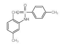N-(2,5-dimethylphenyl)-4-methyl-benzenesulfonamide结构式