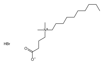 3-carboxypropyl-decyl-dimethylazanium,bromide Structure