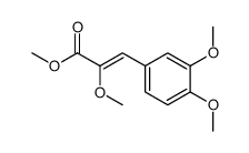 α,3,4-trimethoxy-trans()-cinnamic acid methyl ester结构式