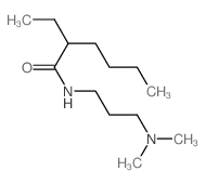 N-(3-dimethylaminopropyl)-2-ethyl-hexanamide结构式