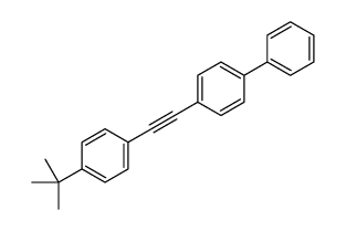 1-tert-butyl-4-[2-(4-phenylphenyl)ethynyl]benzene结构式