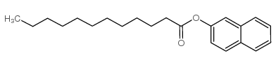 月桂酸2-萘酯结构式