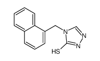 4-(naphthalen-1-ylmethyl)-1H-1,2,4-triazole-5-thione Structure