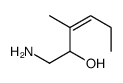 1-amino-3-methylhex-3-en-2-ol Structure