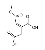 propene-1,2,3-tricarboxylic acid-1-methyl ester Structure