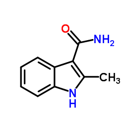 2-甲基吲哚-3-甲酰胺结构式