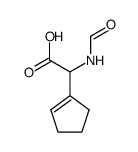 2-(cyclopent-1-en-1-yl)-2-formamidoacetic acid结构式