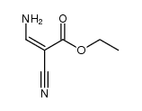 ethyl 3-amino-2-cyanoacrylate Structure