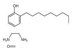甲醛与1,2-乙二胺和壬基苯酚的聚合物结构式