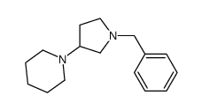 (3R)-1-(1-benzyl-pyrrolidin-3-yl)-piperidine结构式