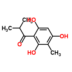 2-Methyl-4-isobutyrylphloroglucinol Structure